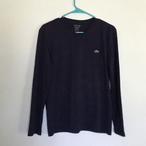 Navy Lacoste Pima Cotton Shirt